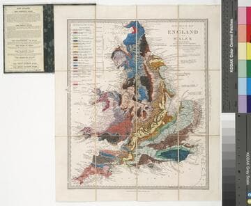 Geological map of England and Wales (with all the railways) according to the most recent researches by Sir Roderick I. Murchison, D.C.L. &c. &c. &c. Director General of the Geological Survey of Great Britain & Ireland