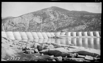 Big Creek, Florence Lake Dam - general view