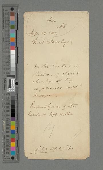 Jacob Jacoby pardon material