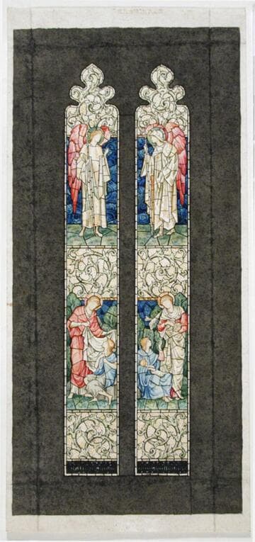 Saint Gabriel; Saint Raphael; Clothing the Naked; Feeding the Hungry