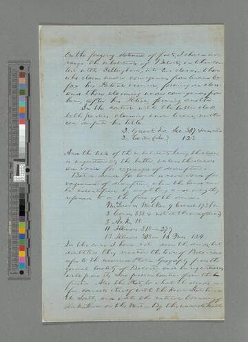 Abraham Lincoln opinion concerning the validity of land titles in Beloit, Wisconsin