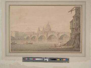 Blackfriars Bridge and Saint Paul's