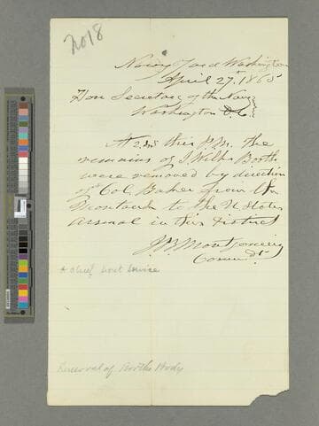 John B. Montgomery, Washington, D.C., telegram to Gideon Welles