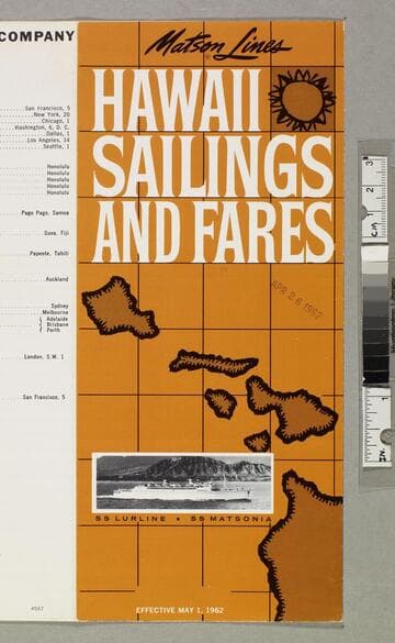 Hawaii sailings and fares