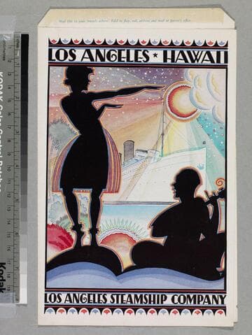 At sea on board S. S. Calawaii : Easter greetings dinner