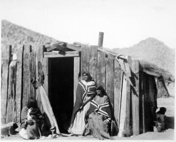 Wallapai Squaws at Home