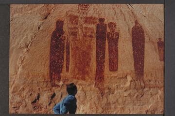 Pictographs in Horseshoe Canyon