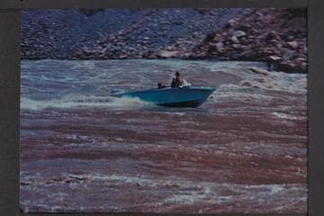 Harris-Brennan boat at top of Rapid 23