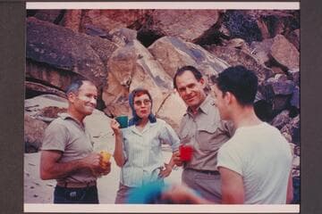 Paul E. Schulz; Jeanne Heiniger; Ernst Heiniger; Bruce Algar.  Disney-White party