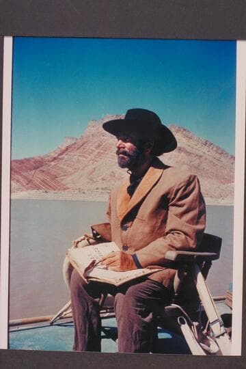 Major Powell at Flaming Gorge.  Portrayed by Dock Marston at Gods Pocket