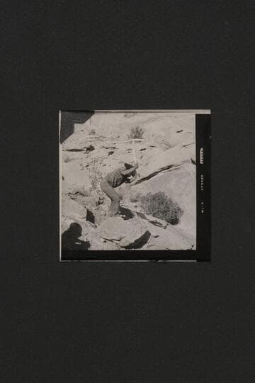 Dan works on trail out of Nasja Creek