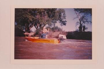 Al Morton's motorboat