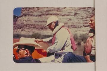 Crew of the "Friendship Cruise":  Carrol Lambeth, Dock Marston and Pat Reilly