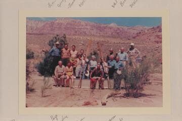 The San Juan party which left Mexican Hat May 28, and arrived at Lees Ferry 1948, June 03