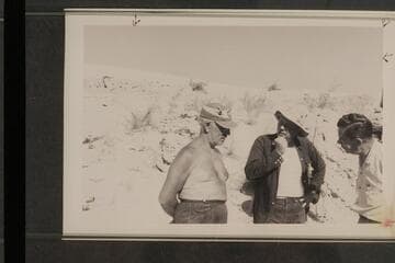 Dock Marston, Bill Belknap and Chuck Richey; Sandy Point, Lake Mead