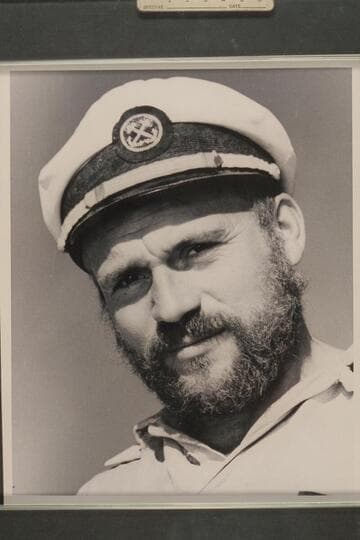 Buzz Holmstrom the day he arrived at Lake Mead following his second trip with Amos Burg and Willis Johnson