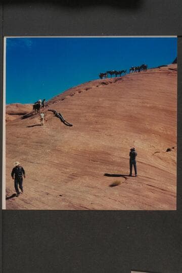 Trail north out of side canyon at Mile 71.5