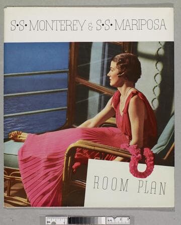 S. S. Monterey & S. S. Mariposa : room plan