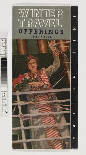 Winter travel offerings : 1934 - 1935