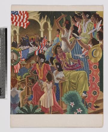 Dinner aboard the S.S. Lurline menu