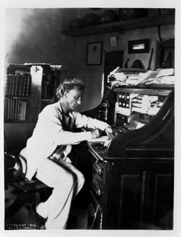 Charles F. Lummis at work