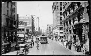 Spring Street North from Fourth St., 1924