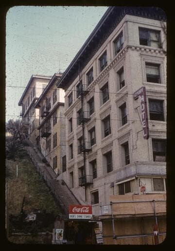 Court Flight railway and wrecking the Hotel Broadway