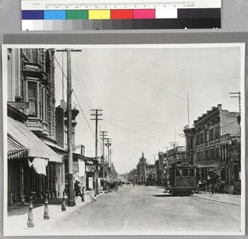 State Street, Santa Barbara, looking Southeast, ca. 1905
