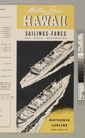 Hawaii sailings - fares and other information