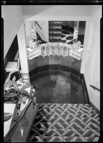 Staircase, Arrowhead Springs Curatory, San Bernardino County. 1940