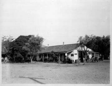 Adobe hotel and stage station at Pala