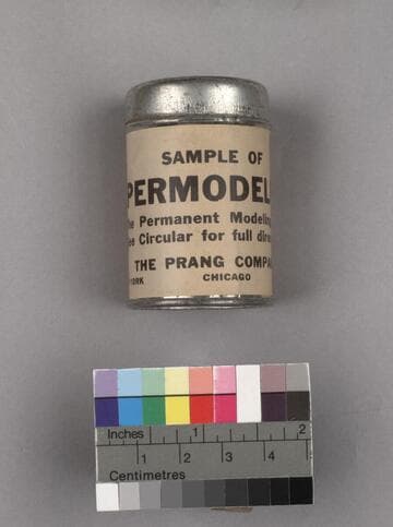 Sample of "Permodello": the Permanent Modelling Clay