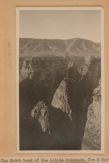 The short bend of the Little Colorado.  The S curve