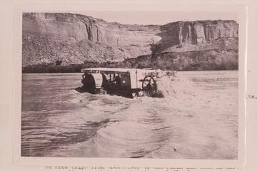 Motorboat "Marguerite."  Owned by Tom Wimmer.  On the Green River below Bowknot Bend