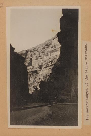 The narrow Canyon of the Little Colorado