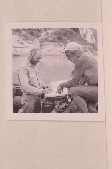 Jim Algar and Dock Marston discuss the script; Separation Canyon