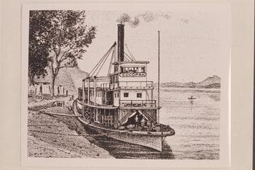 Steamer "Cocopah" from Britton and Rey lithograph