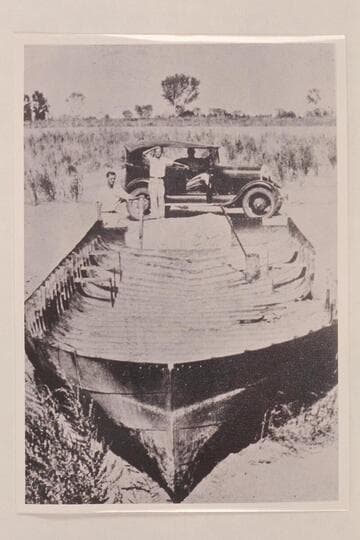 Remains of Ive's steamboat "Explorer"