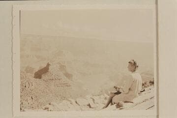 Margaret Marston on South Rim