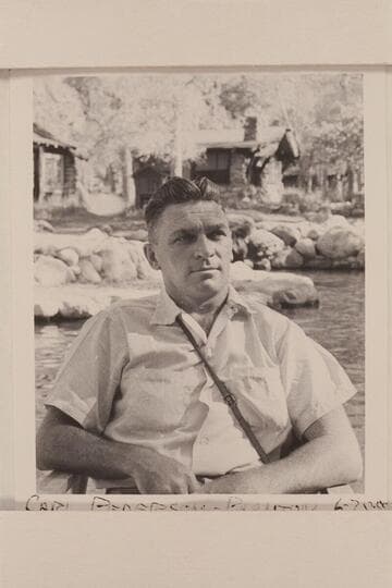 Carl Pederson.  Phantom Ranch.  Traverse of Grand Canyon, 1955, Reilly-Fulmer