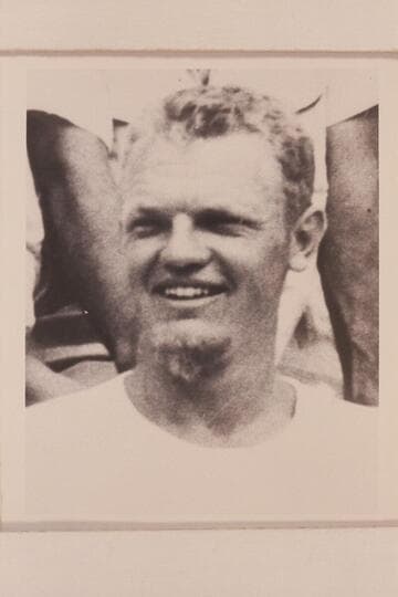 Jack McKellar.  In Boulder City after Grand Canyon traverse as boatman with Harris-Brennan party