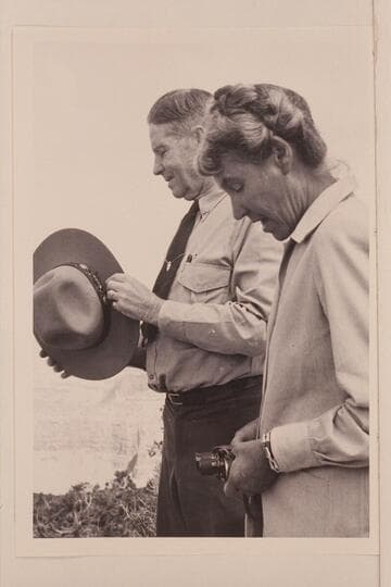 Bert Lauzon and Margaret Marston at South Rim