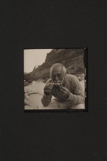 Masland eats even the bones.  Tapeats Creek camp