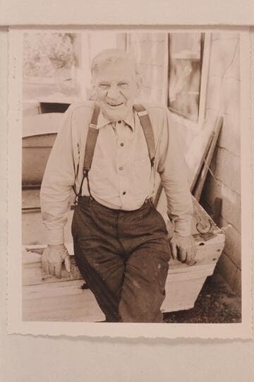 Bert Loper at his home in Greenriver