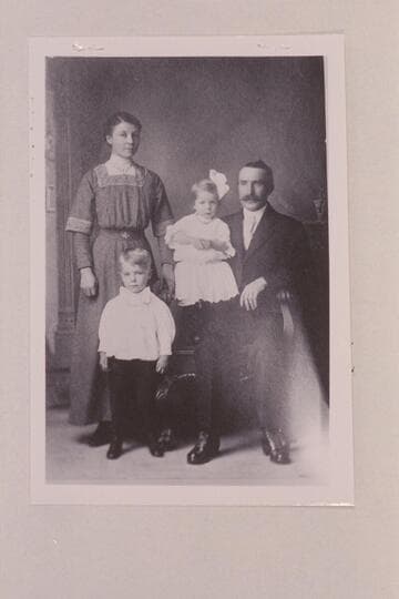 William Richmond and his family