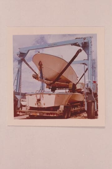 Mack Miller's first shipment of Turbocraft, Boulder City Marina.  The top unit is 22 ft. in length and the other three are 18 ft