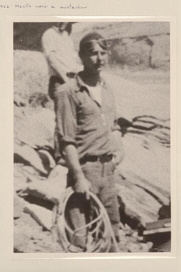 Norm Nevills prepared for a run of the San Juan River from Bluff to Mexican Hat