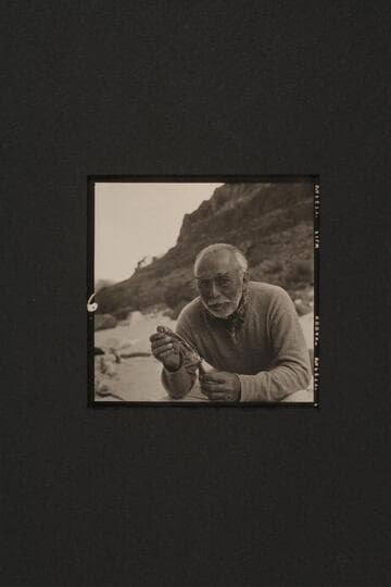 Masland finishes off some trout at Tapeats Creek