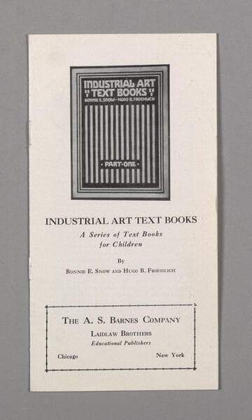Industrial Art Text Books: a Series of Text Books for Children