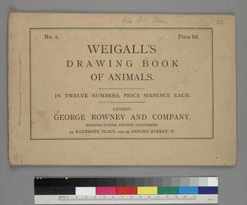 Weigall's Drawing Book of Animals, Nos. 2, 5 and 6